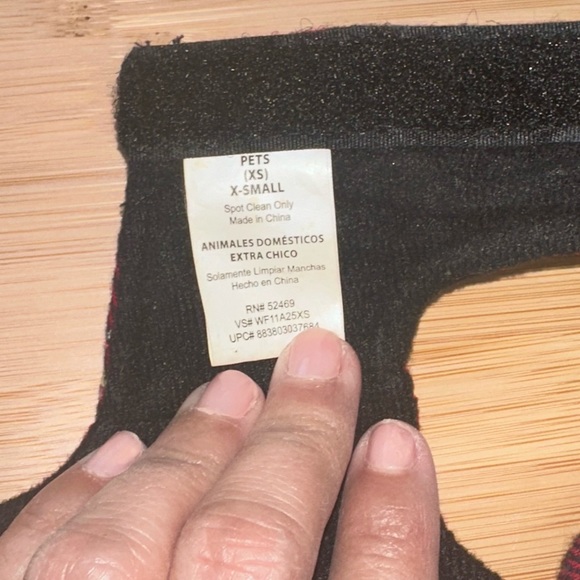 Top Paw - Flannel “Woof” Hoodie - Picture 7 of 7